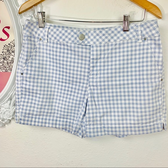 d. jeans Pants - d. Jean New York / Preppy Checkered Blue White